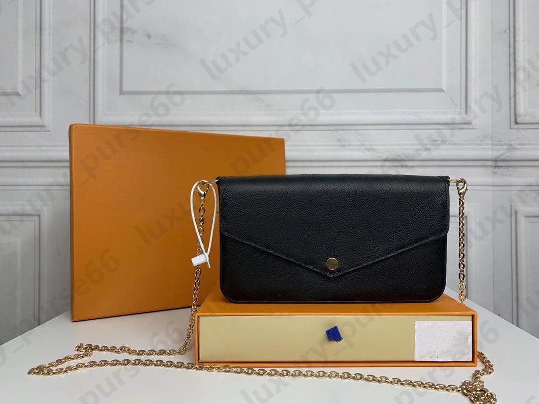 

Top Quality 3pcs set Women Designer Shoulder Messenger Bags Chain Strap Cross Body adies Flap Purse Clutch Crossbody Totes With Box and Dust bag Handbag LB133, White grid -pink