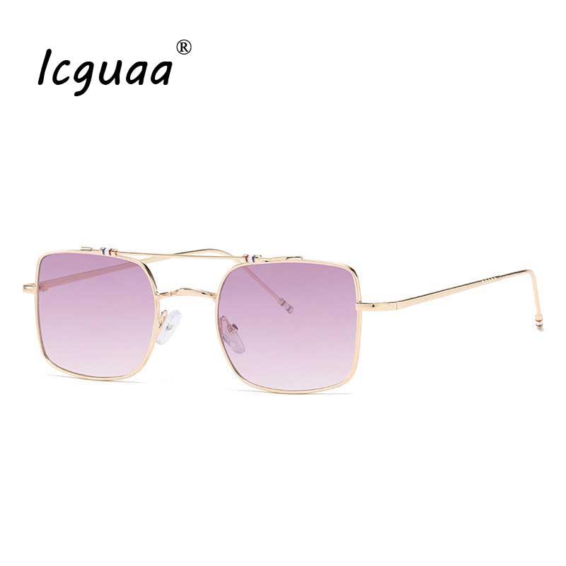 

Sunglasses Square Vintage Eyeglasses Male Female Eyewear Metal Brand Designer Oculos Lunettes De Sol