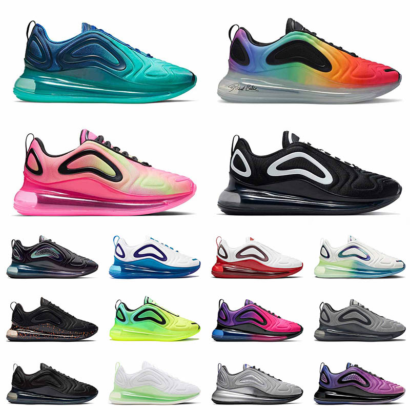 

2021 Cushions 72C Running Shoes Top Quality Sea Forest Pink Blast Men Women Oreo BE True Volt Black Triple White Trainers Sneakers 36-45, D18 36-45