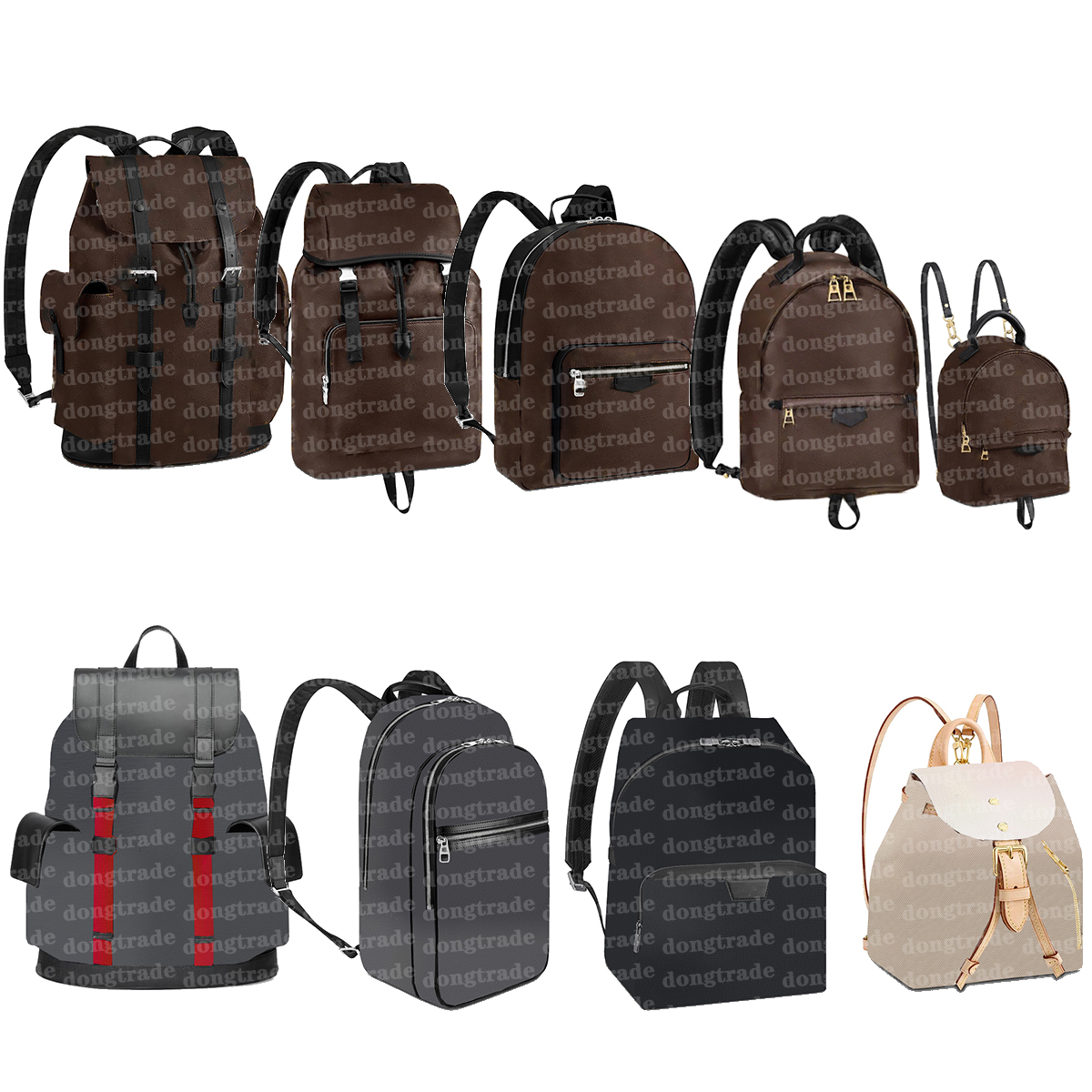 

Designer Backpack Palm Springs Mini Backpacks Handbag Crossbody Bag Men Women Luxurys Designers Bags Leather Black Handbags Brown Back Pack Dongtrade, Leave message for what you want