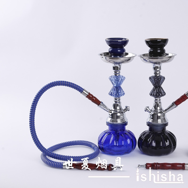 

Straight Arabian small pumpkin bottle hookah finished set