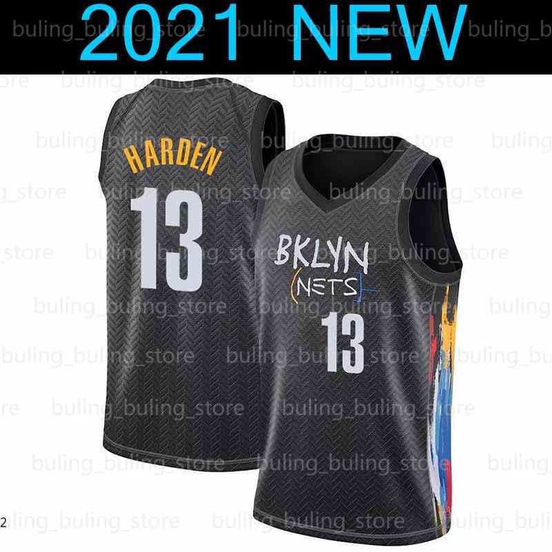 

James 13 Harden Jersey Kevin 7 Durant 11 Irving 2020 2021 Kyrie New Brooklyn Nets City Mens 72 Biggie Basketball Jerseys 02, Black;yellow