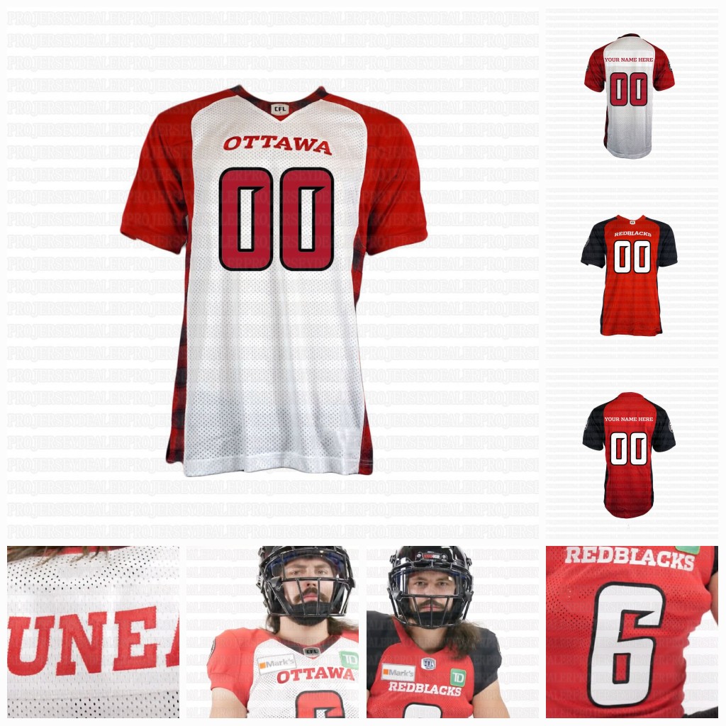 

2021 Ottawa Redblacks William Arndt Dominique Davis Jonathon Jennings Brad Sinopoli Sherrod Nate Behar Football Jersey, White 1 youth s-xl
