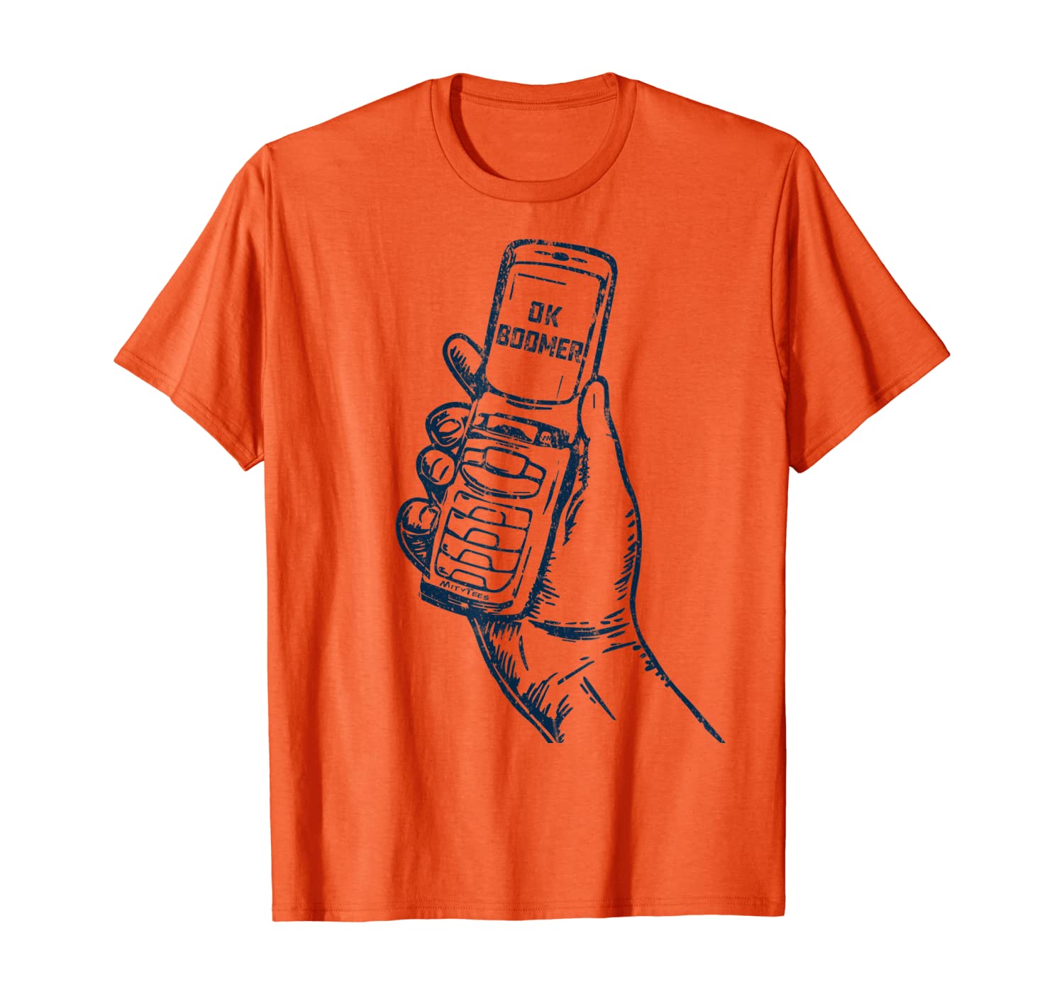 

Generation Z Meme | Funny Flip Phone | OK Boomer T-Shirt, White;black