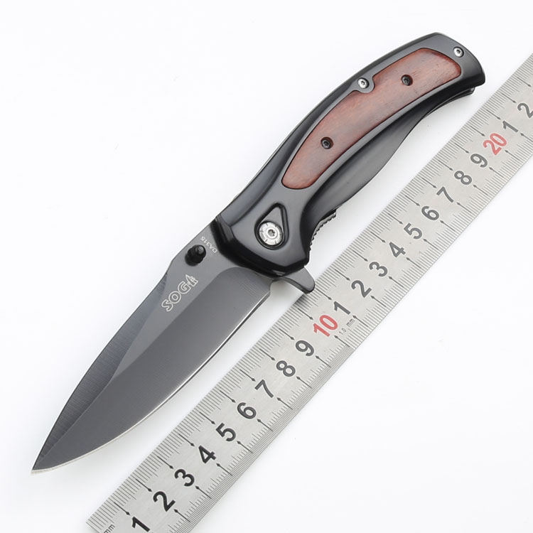 

SOG DA315 Titanium Tactical Folding Knife Fast Open Outdoor Hiking Hunting Survival Diving Pocket Utility EDC Tools Rescue Fruit Knifes