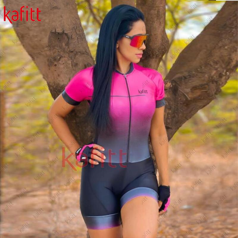 

Racing Sets KafiWomen's Cycling Top Women's Suit Equipment Clothes Workwear Team Sports, Black;blue