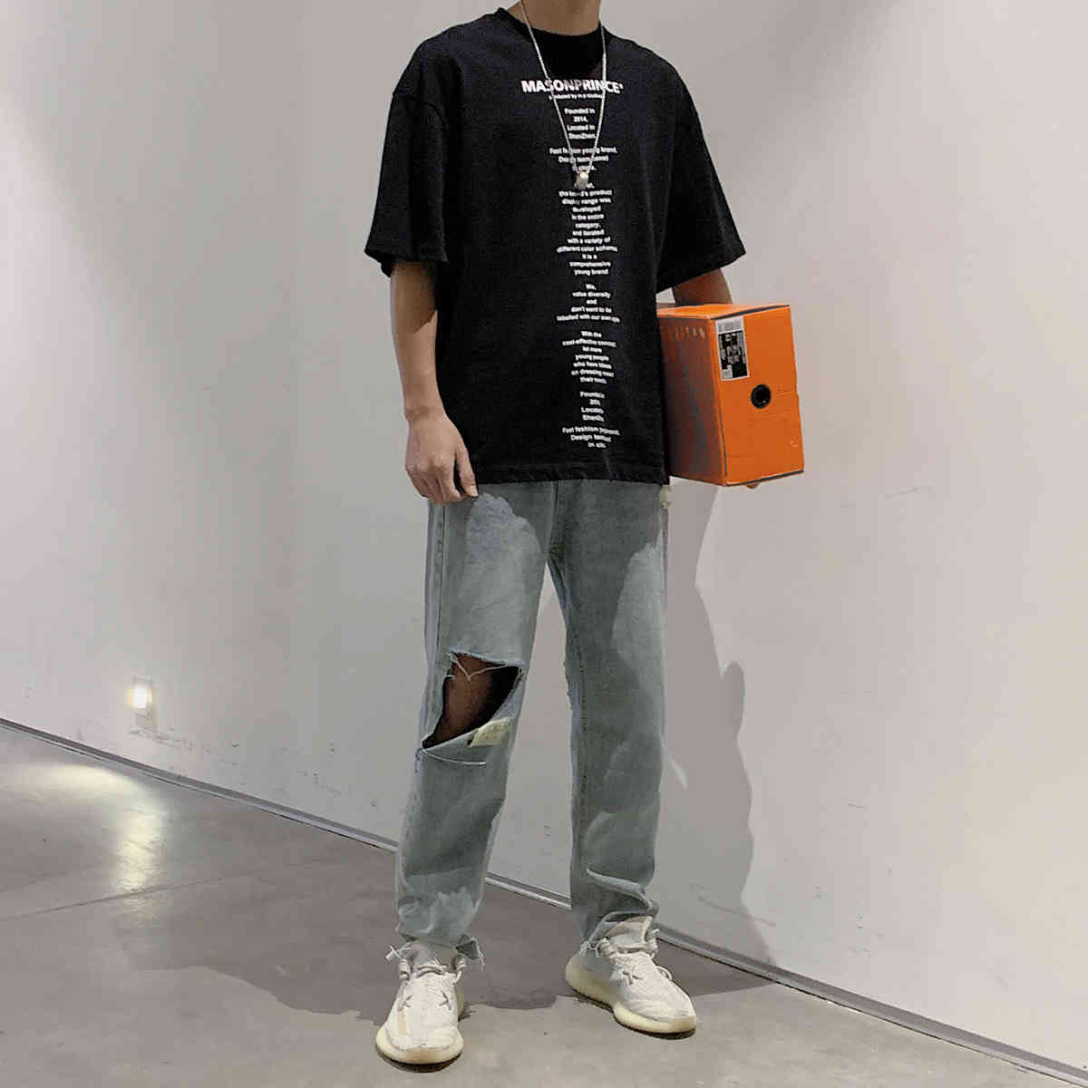 

men's jeans calÃ§a jeans masculina de buracos, nova moda verÃ£o, harajuku, high street, hip hop, feminina, homem, mochila, lisa, casual,, Blue