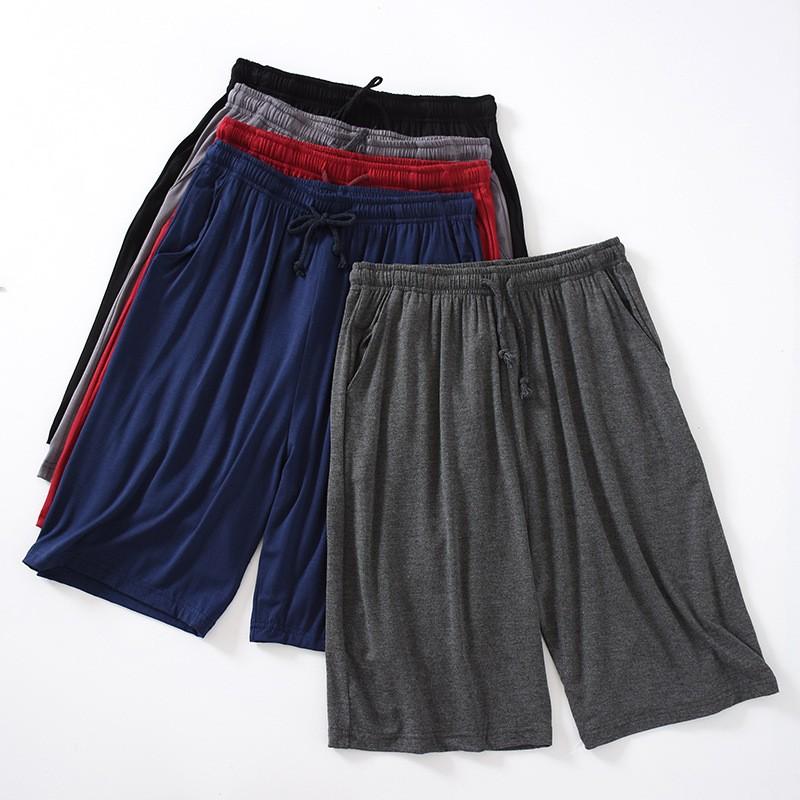 

Men's Sleepwear Modal Boxers Pajama Short Trousers Casual Male Air Conditional Half Pants Underwear Pajamas Home Sleep Bottoms