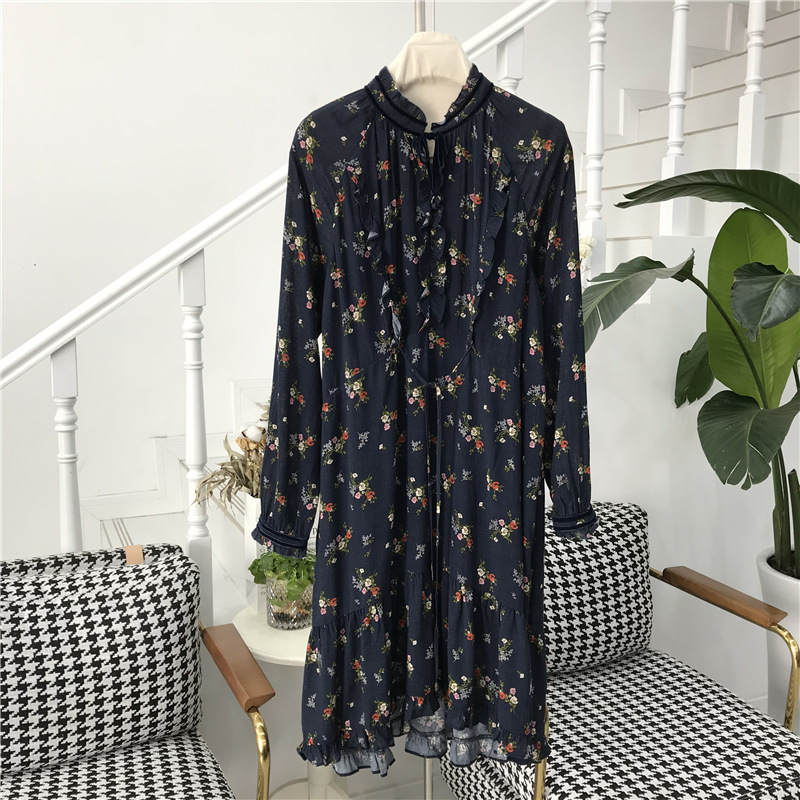 

dress original d buy it now long sleeve sweet floral lace up slim and foreign style waist closing skirt 446, White;black