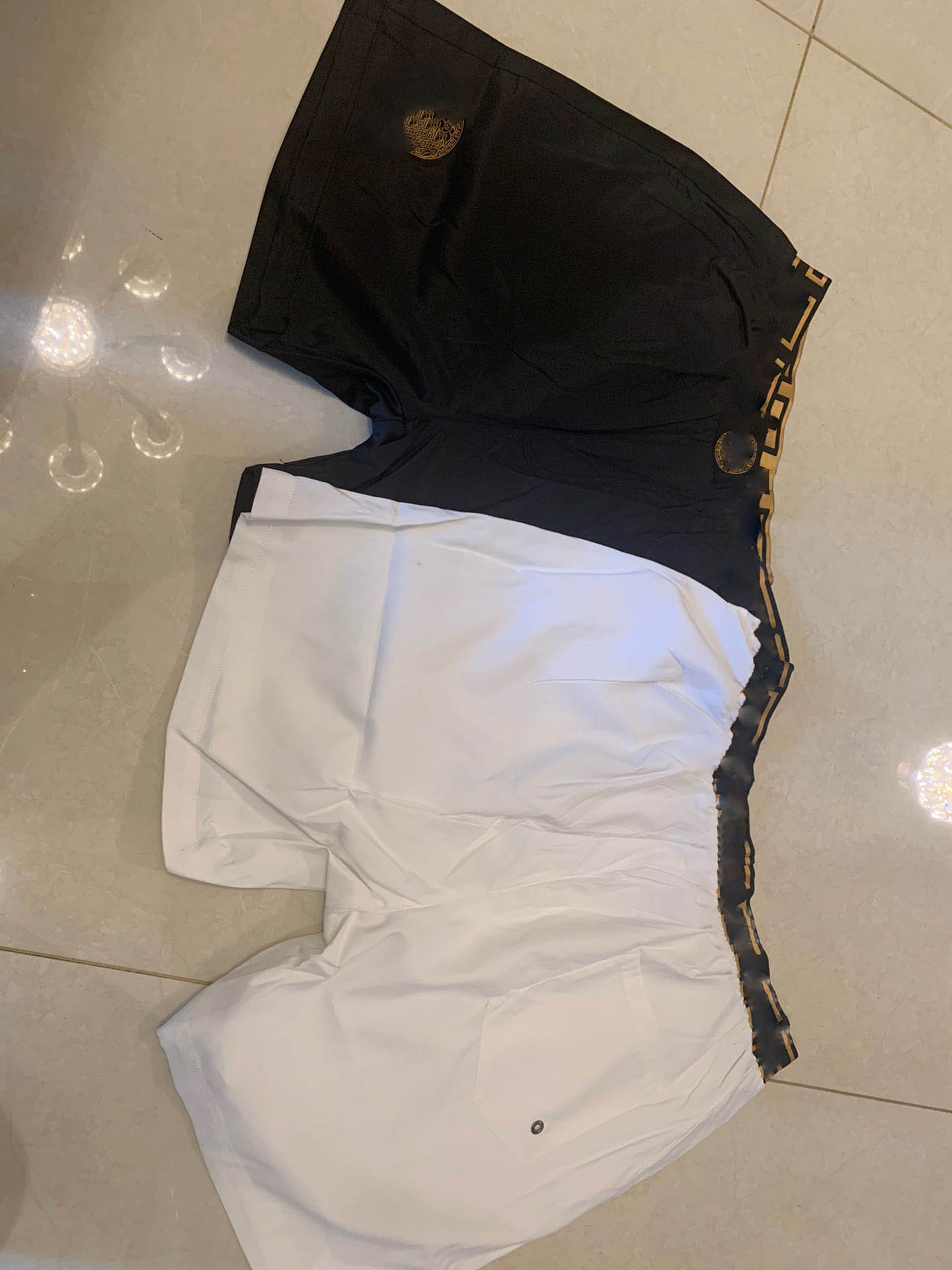 

2020 Wholesale Summer Fashion Shorts New designer Board short Quick Drying SwimWear Printing Board Beach Pants Men Mens Swim Shorts, Black
