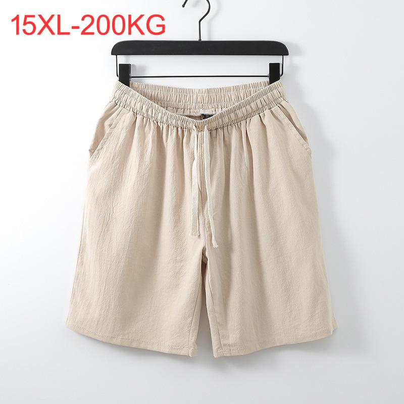 

Men's Shorts Size 8XL 10XL 12XL 15XL 200KG Mens Summer Cotton Classic Casual Beach High Elastic Waist, White;black