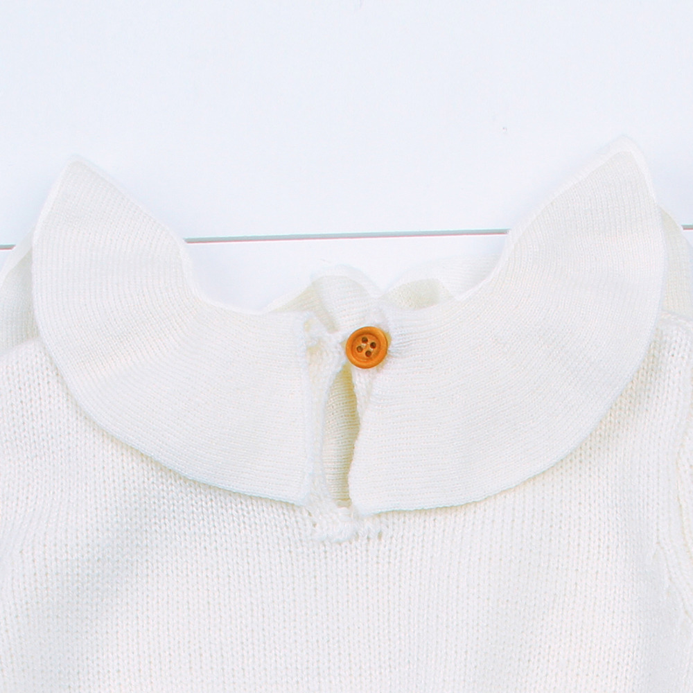 

Baby Girl Clothing Rompers Wool Knitting Tops Long Sleeve Romper Warm Outfits Clothes Baby Girls, Gray