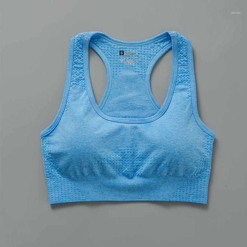 

Women Seamless Fitness Sport Bra Running Workout Yoga Female Sports GYM Clothing Crop Top Sportswear Outfit, Green