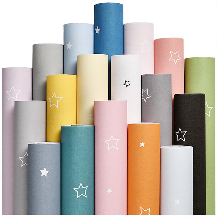 

Wallpapers 3~10M PVC Waterproof Self Adhesive Wallpaper Baby Boy Girl Colorful Star For Living Room Bedroom Home Decor, Zz2001
