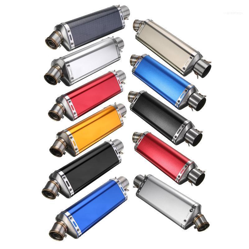 

Motorcycle Exhaust System 38-51mm Universal Muffler Pipe With For Dirt Bike Scooter Street Quad Chrome/Matte Color1