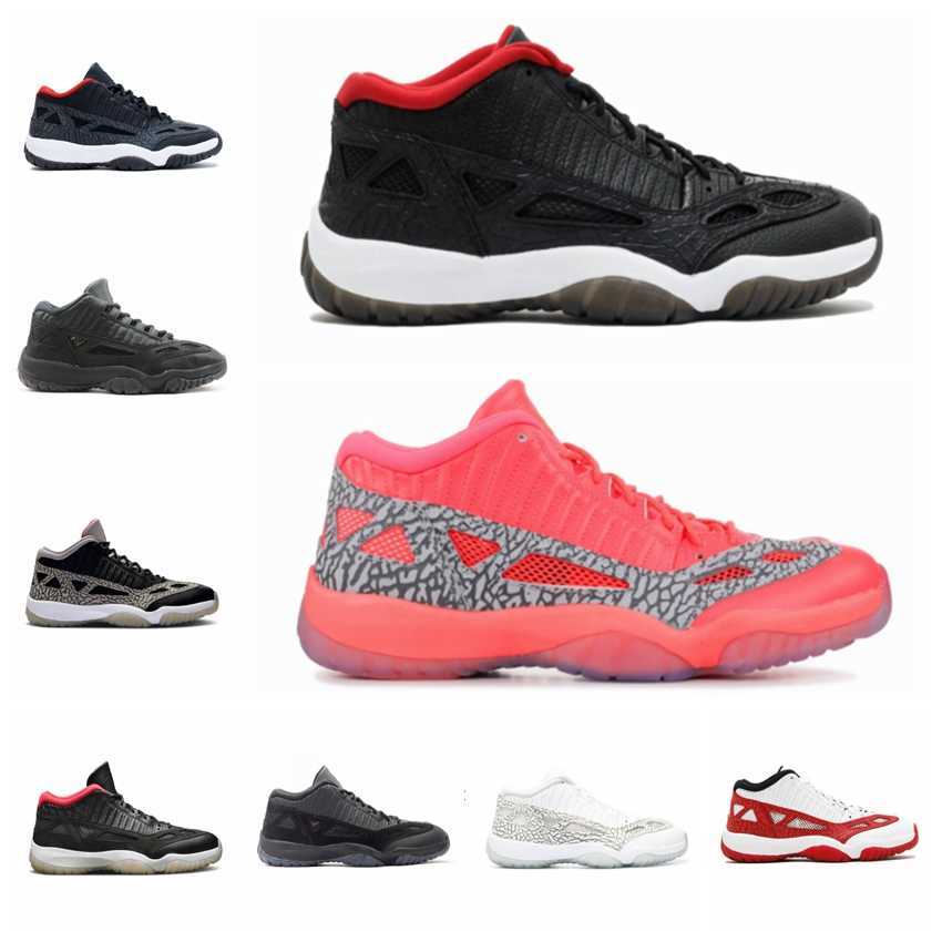

2021 Newest Low IE Black Charcoal Bred 11s Basketball Shoes Cobalt 11 Space Jam Sneakers Gym Flash Crimson Rio Teal Mens Referee Sports A