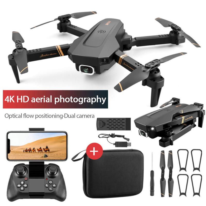

High Quality Mini Remote Control Aircraft Drone Aerial Photography 4K HD Professional Cross-border Folding Quadcopter Helicopter, Black