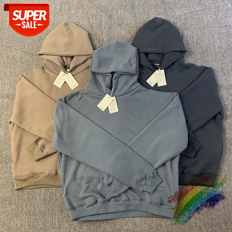 

Solid Season 6 Hoodie Men Women Kanye West Season Series Sweatshirts 1:1 High-Quality Cotton Hoodies #2175, Black