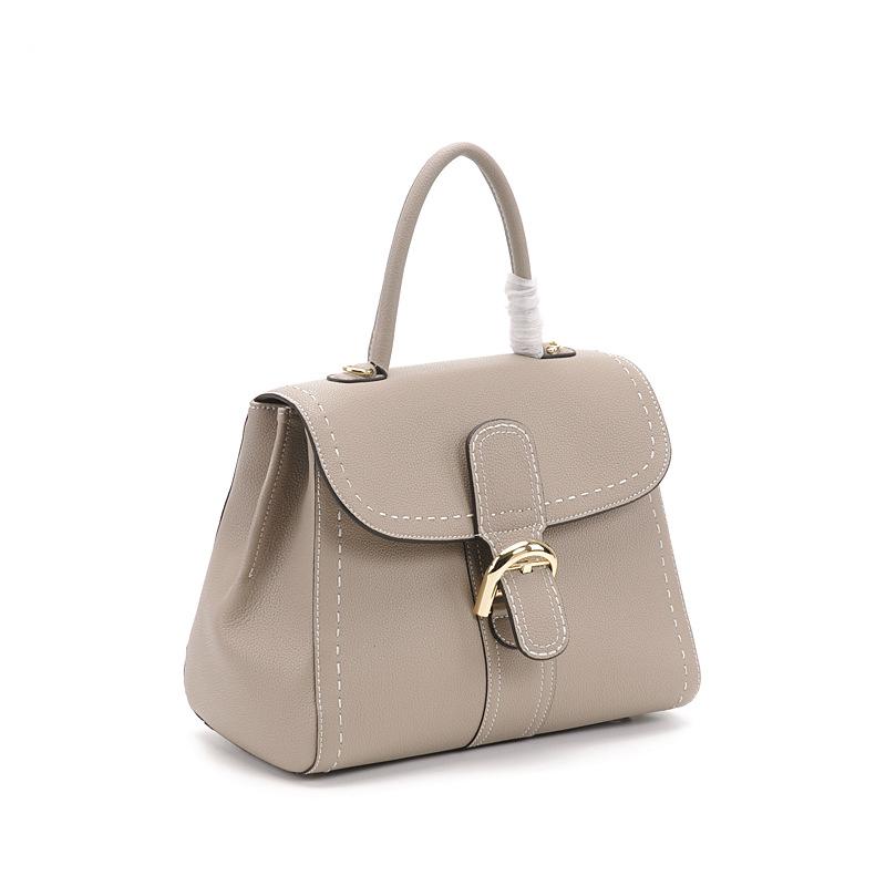 

Shoulder Bags 2021 Female Atmosphere Personality Fashion Handbag Messenger Retro Cowhide Bag, 20cm white