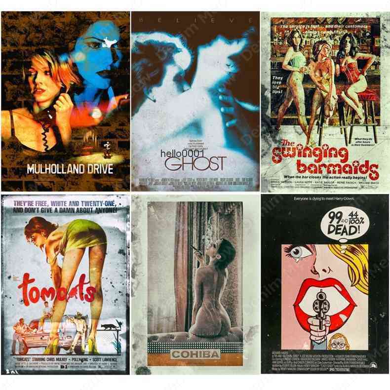 

Classic Movie Plaque film Vintage Metal Signs Bar Club Cafe Home Decor Childhood Memory Wall Art Poster Man Cave Tin Sign N364