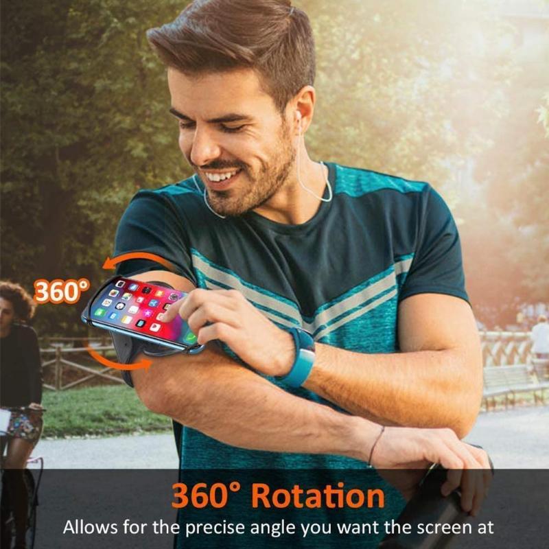 

Outdoor Bags Running Phone Bag 360° Rotation Sports Support Strap Jogging Cycling Wrist Bracket Holder Stand Armband I1f9