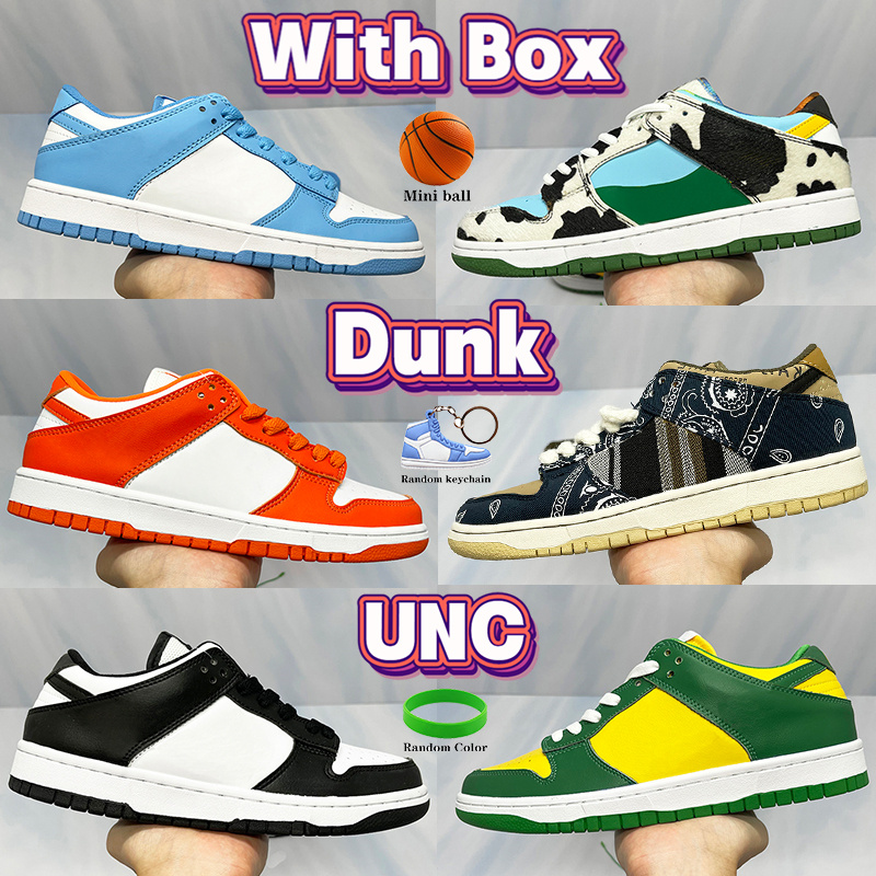 

With Box Dunk coast men running Shoes Dunks UNC chunky dunky cactus white black university red brazil easter elephant low mens trainers women Sneakers, 43 bubble wrap packaging