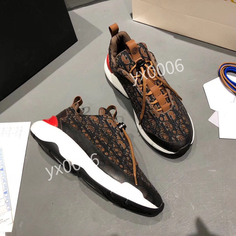 

2021 fashion Woman Flat Couples High 35-45 Tops trainers runners shoe Designer Men sneakers Women CURB leather Casual Sports Shoes fz190507, Choose the color