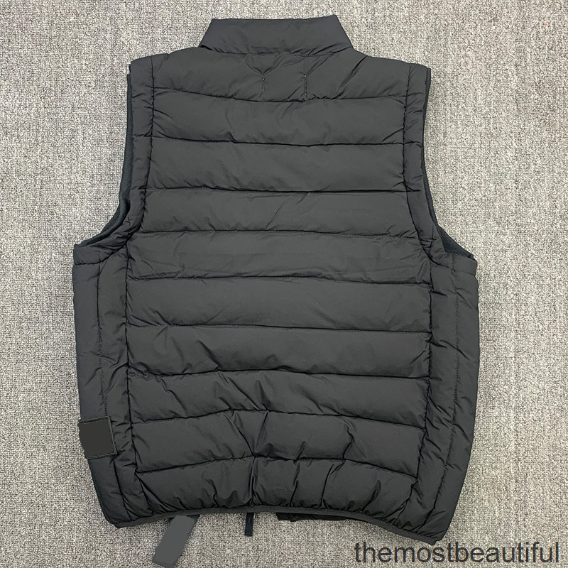 

Men's Vests Men Mens Vest and women's No hat Sleeveless Jackets Cotton-Padded Autumn Winter Casual Coats Male Waistcoat thickening bodywarmer down vests L8EJ, 1# packing bag