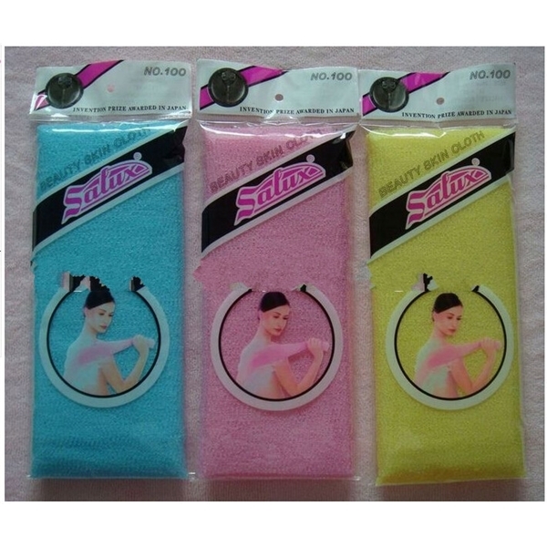 

30 * 100cm SALUX Japanese exfoliation beauty skin care bath towel cloth back sanding bathroom accessories