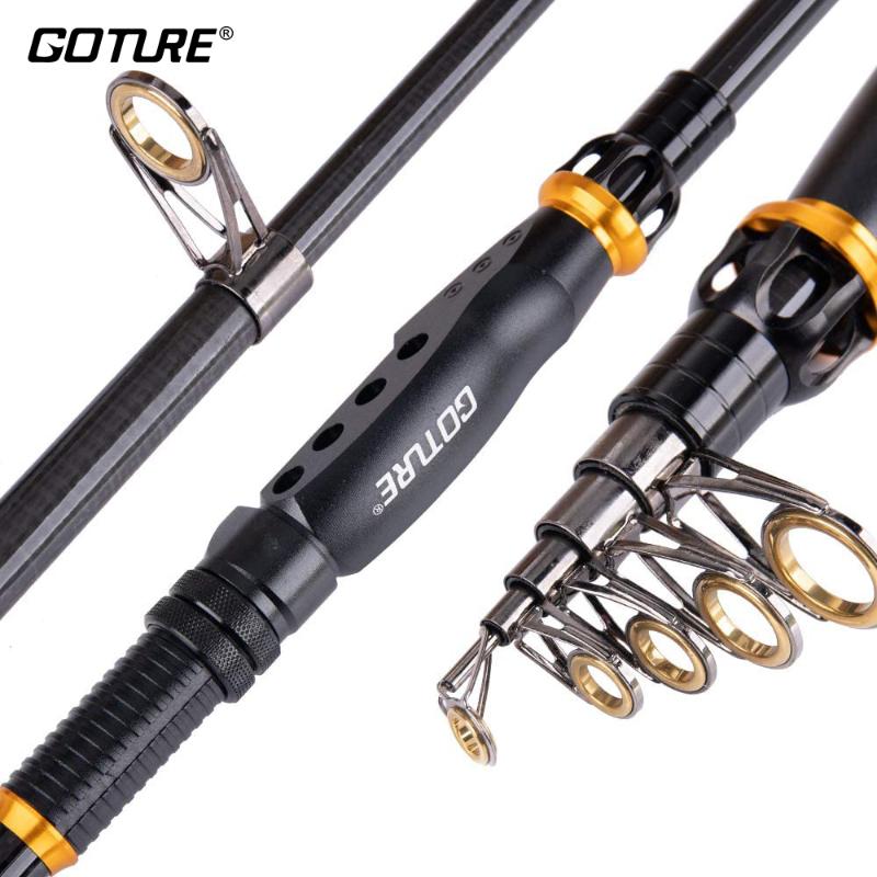 

Boat Fishing Rods Goture Spinning Rod Saltwater Freshwater Travel Retractable Poles For Trolling Surf Casting