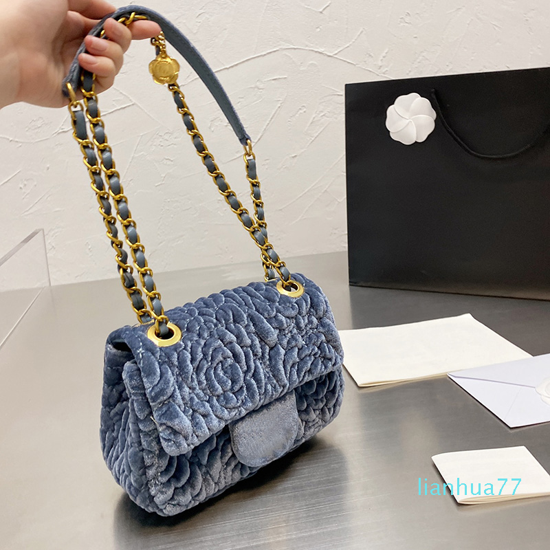 

Designer- autumn Winter Classic Flap Mini Square Bags Womens Lady Luxurys Clutch Chain Crossbody bag 18*12cm