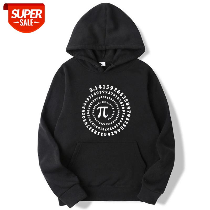 

XIN YI Fashion brand men's hoodie Mathematical geometry printing Harajuku Fleece Hoodie men's Hooded Men Hoodies sweatshirt #OG0v, Black