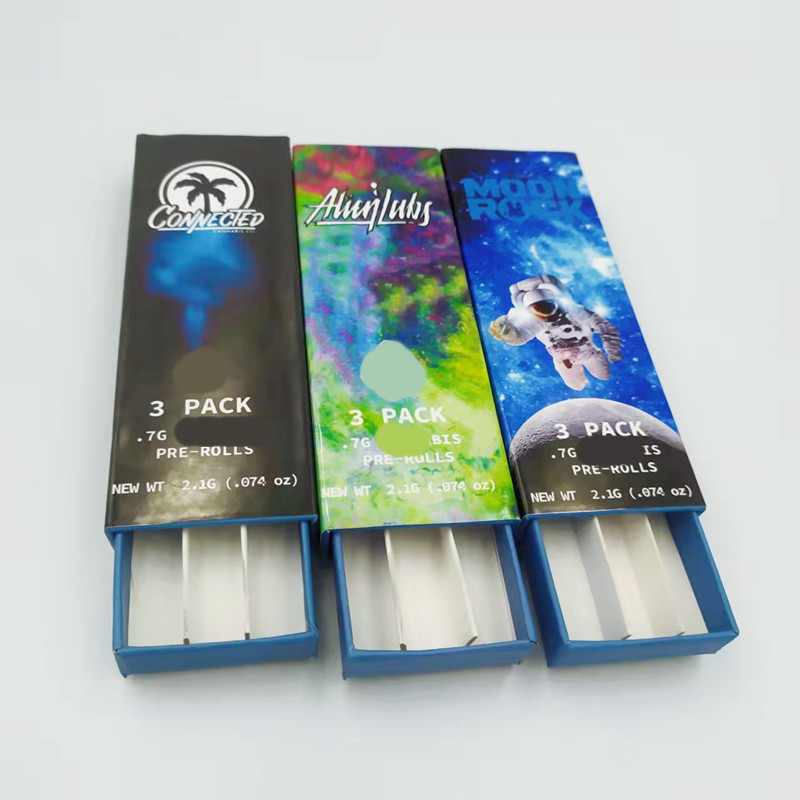 

Moonrock 3PACK Preroll Joints alien labs connected dry herb flowers paper box