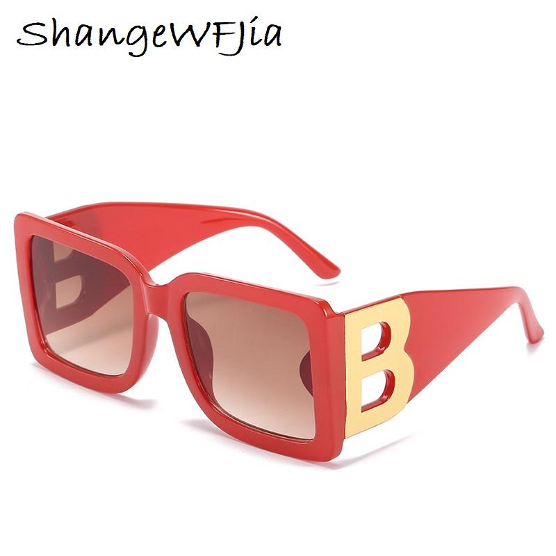 

Sunglasses Brand Designer Big Mark Luxury For Men Women Fashion Oversized Sun Glasses Shades UV400 Vintage De Sol Mujer