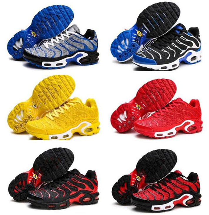 

Mens running shoes TN plus sports trainers triple black white red USA game royal hyper blue string bumblebee bleached action sneakers, S9