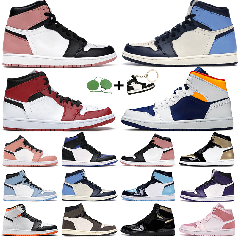 

men women basketball shoes 1s high og 1 Electro Orange Shadow 2.0 Hyper Royal Chicago Light Smoke Grey Dark Mochas mens trainers sports sneakers size 5.5-12, 38