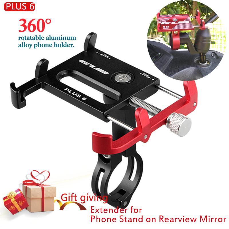 Téléphone cellulaire Supports de porte-vélos RYWER Aluminium Mobile Stands Quadlock pour moto Moto Bike Support Universal MTB CellPhone