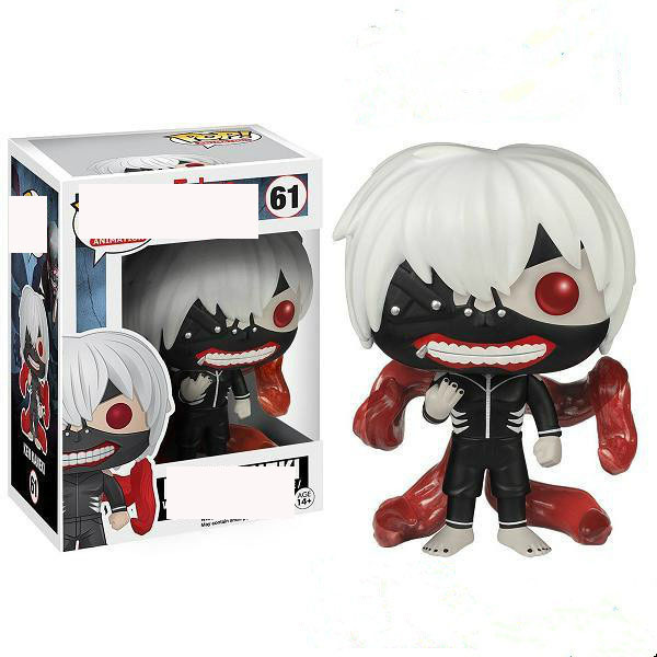 

Anime Peripheral pop figures Tokyo Ghoul Jin Muyan 61# Q version doll figure toy, Customize