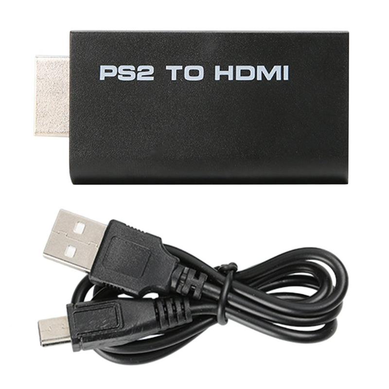 

Mini for PS2 to -compatible-compatible Video Converter Adapter with 3.5mm Audio Output for HDTV PC Support Plug And Play