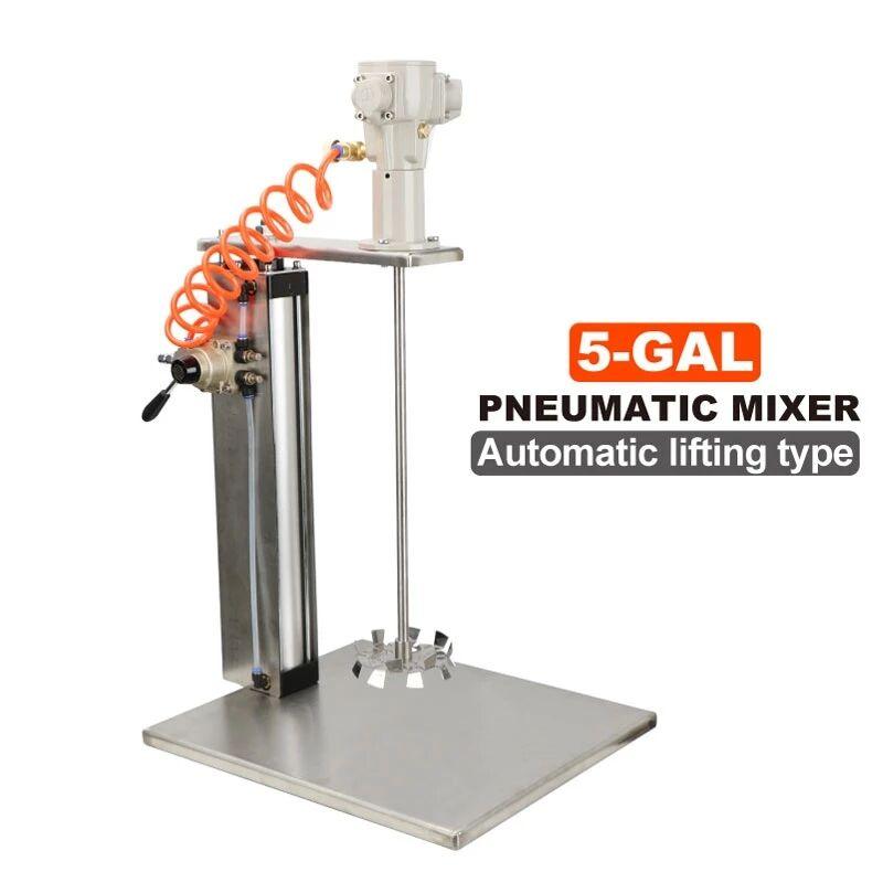 

Pneumatic Tools Automatic Lift Agitator 5 Gallon Mixer Paint Stirrer Machine 20 Liter Capacity Dispersion