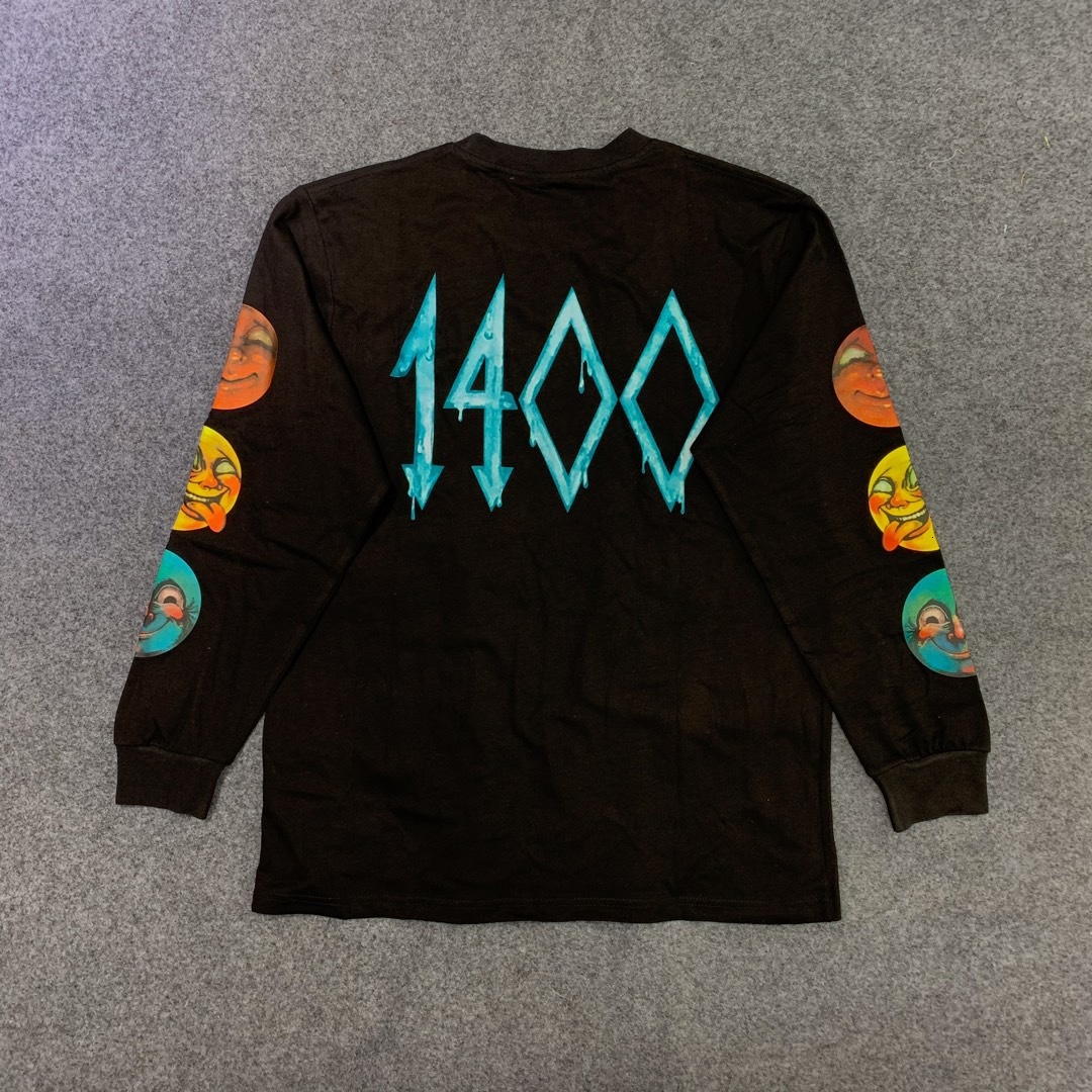 

2021 New Travis Trippie Redd 1400 Life's a Trip Limited Merch Long Sleeve Shirts Tees Women 100% Cotton Casual t Shirt Men Lkms, White