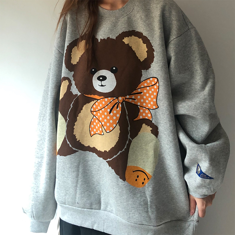 

2021 New Bears Kapital Sweatshirts Men Women 1:1 Top Quality Hoodie Crewneck Skateboard Streetwear Mens Vmbn