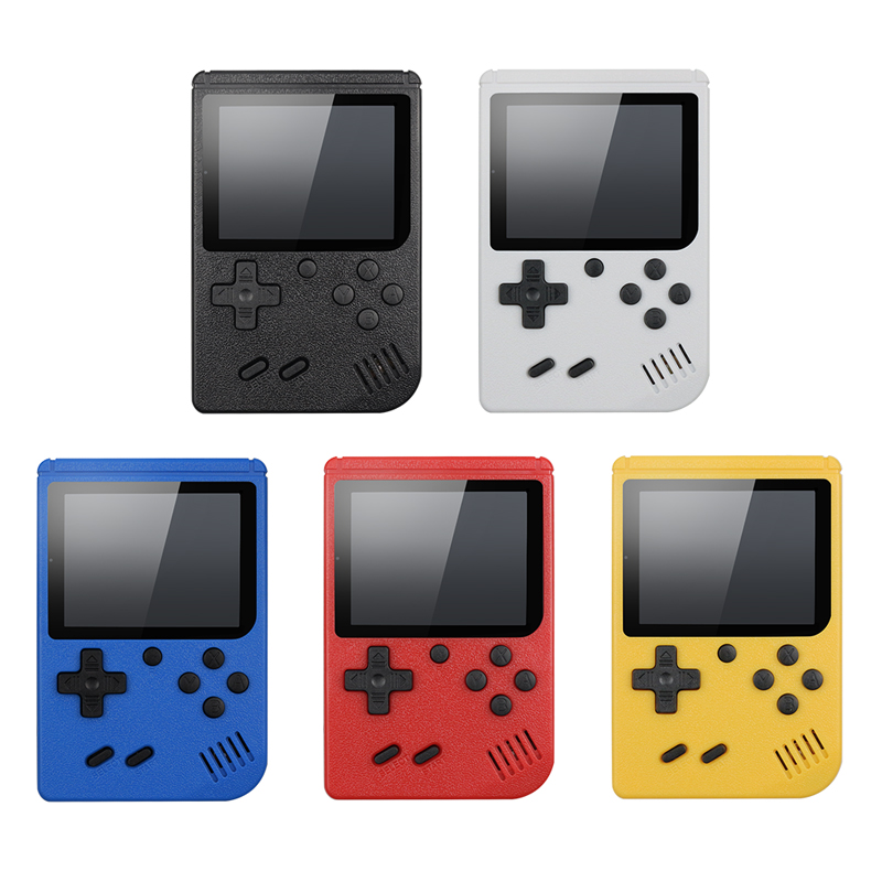 

Mini Retro Handheld Portable Game Players Video Console Can Store 400 Classic Games 8 Bit Colorful LCD with retail package