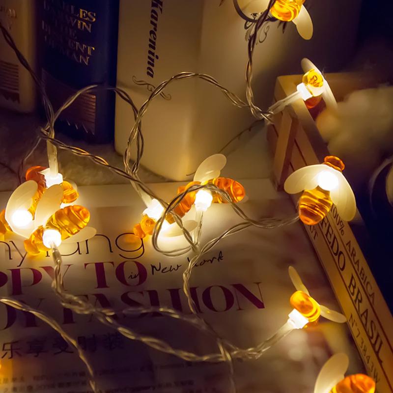 

Party Decoration 3 Meter 30 LED String Light Bee Shape Garden Path Yard Decor Lamp Outdoor Christmas Tree