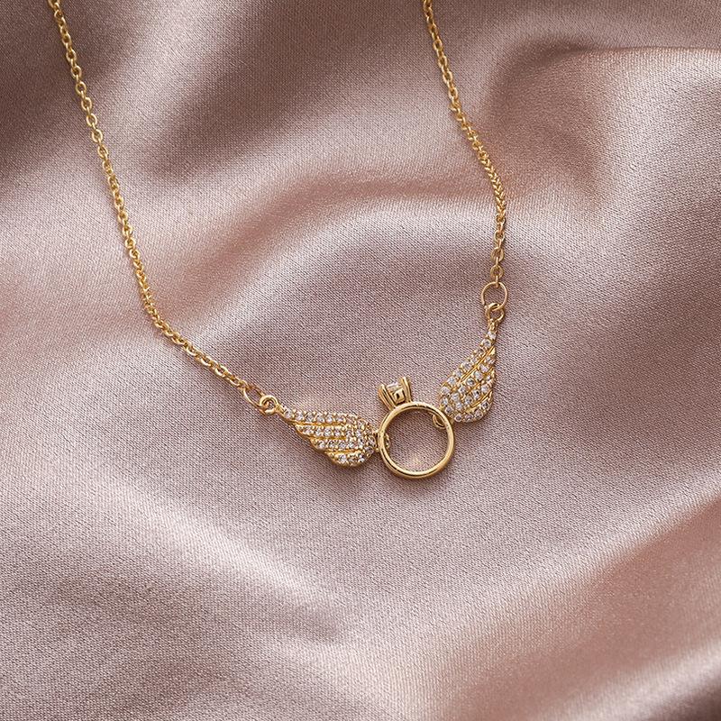 

Chokers Korean Style Simple Creative Rhinestone Pendant Girl Clavicle Chain Necklace For Women Fashion Jewelry Accessories