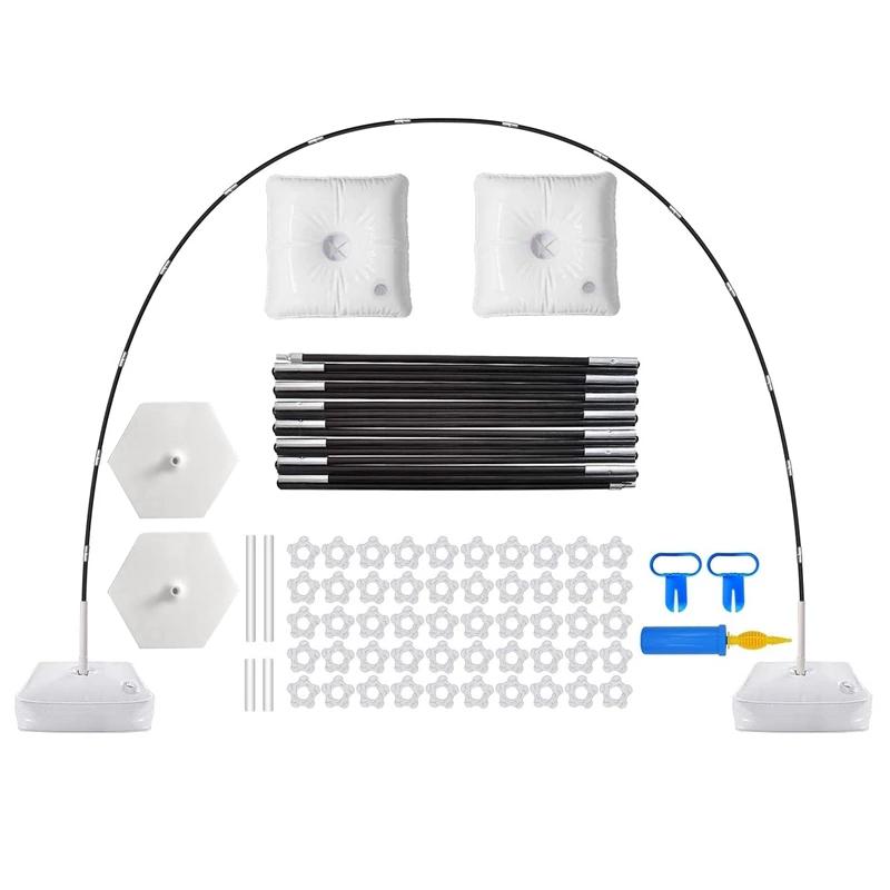 

Party Decoration Balloon Arch Garland Kit Wide Adjustable Stand Set With Water Fillable Base Clips Decor