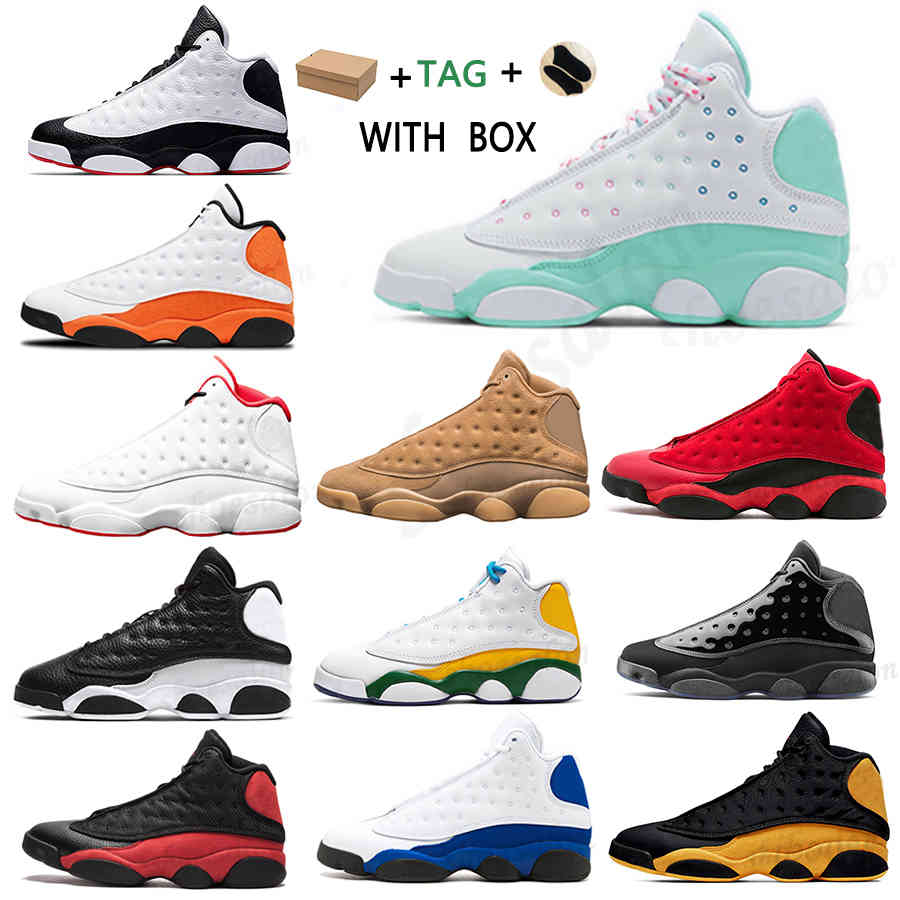 

2022 Men Basketball Shoes Sneaker Jumpman 13 13s 25th Low High Anniversary Bred Concord Reverse Flu Game The Master Outdoor Sneakers #999, Box