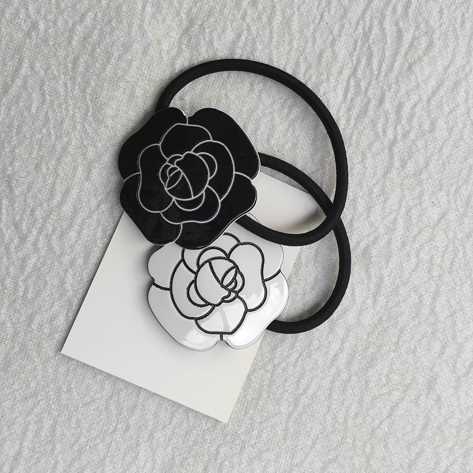 

new The with c symbol Accessories collection item Acrylic Hair Rope Good quality Hair accessories With paper card, Pink