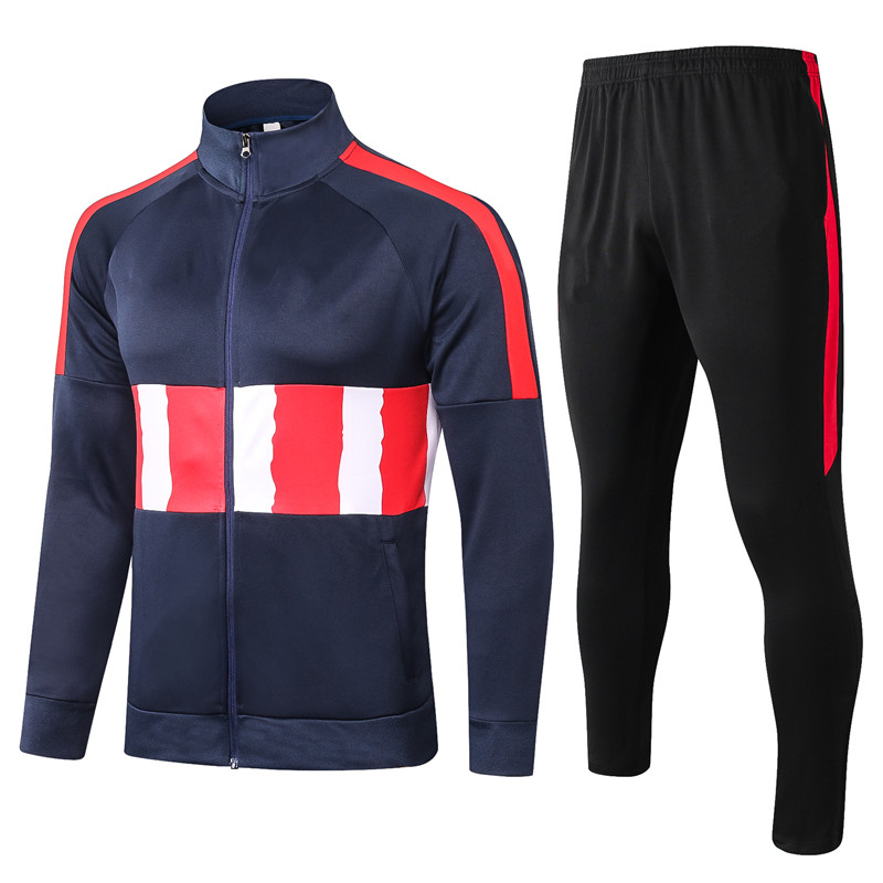 

Long pull Atletico Madrid sapphire half-cut red and white jacket