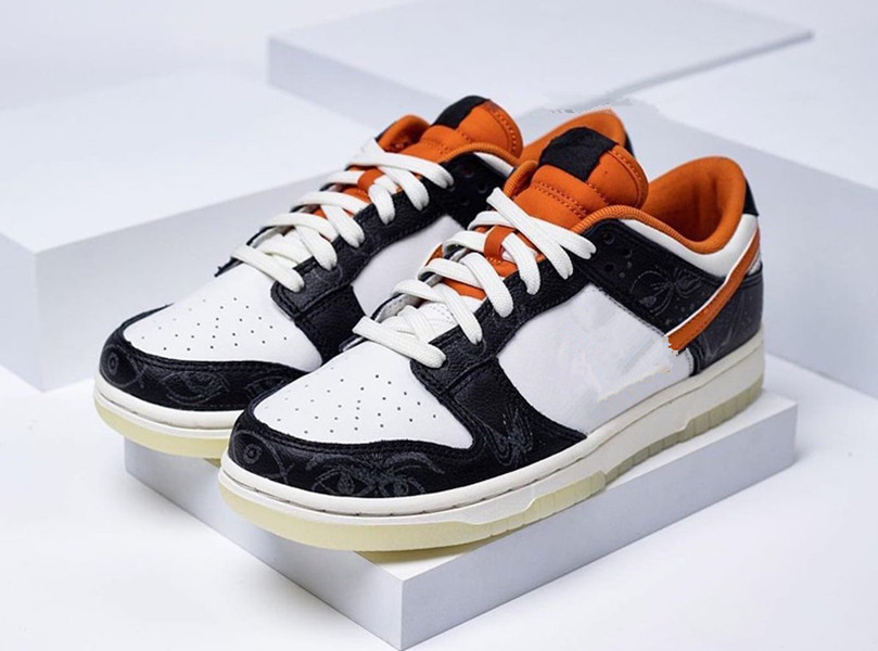 

Shoes Kids Dunks Low PRM Halloween Men Women Casual DD3357-100 Sail Metallic Copper Red Dark Sneakers Sport store, 22